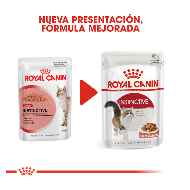 Royal Canin Instinctive alimento húmido em molho saquetas para gatos, , large image number null